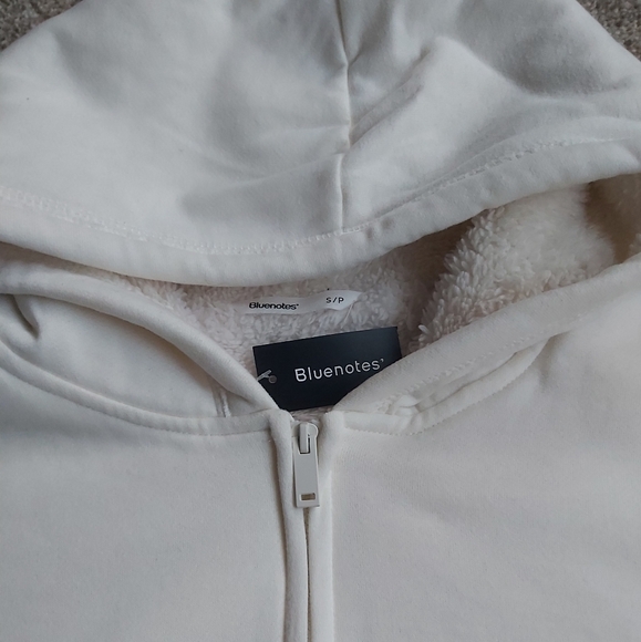 Bluenotes Cream Zip Up Hoodie - Picture 2 of 4